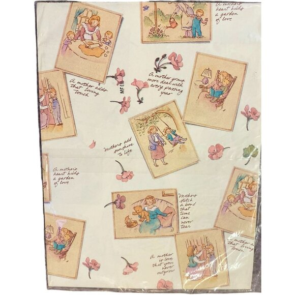 Vintage American Greetings Gift Wrap NEW Mom Mother - Picture 2 of 8